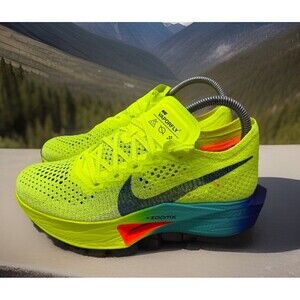 Nike ZoomX Vaporfly 3 NEXT% Volt Womens Running Shoes DV4130-700 Size 7 NEW